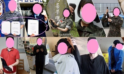 여러사람들의-머리카락-기부사진